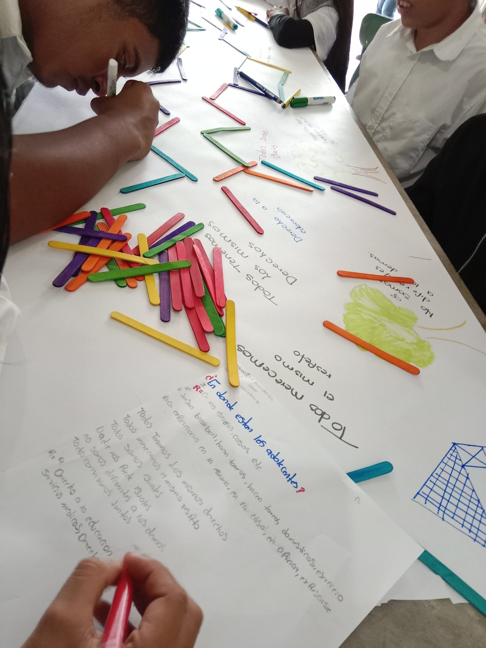 Laboratorio creativo infantil en Ojo de Agua Chico / El Potrero
